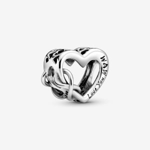 Encantos Pandora Love You Mum Infinity Plateados | SVDEGF083