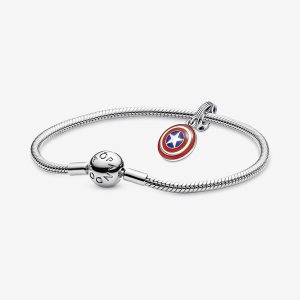 Encantos Pandora Marvel Captain America Shield Multicolor | RQJPOB230
