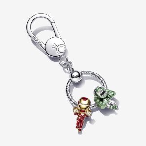 Encantos Pandora Marvel Hulk Iron Man Bag Holder Key Multicolor | HDYSFT126