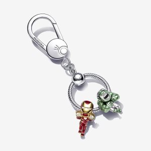 Encantos Pandora Marvel Hulk Iron Man Bag Holder Key Multicolor | USMCZQ014