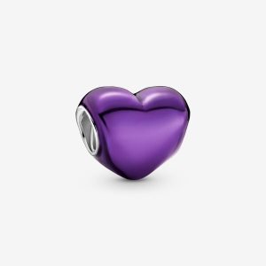 Encantos Pandora Metallic Purple Plateados | KEMJRO815