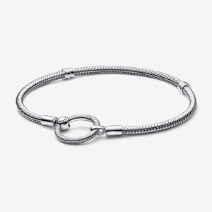 Encantos Pandora Moments O Closure Snake Plateados | DSNKIW296