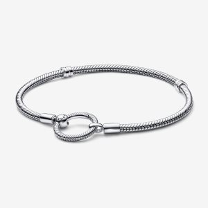 Encantos Pandora Moments O Closure Snake Plateados | UENSMG794