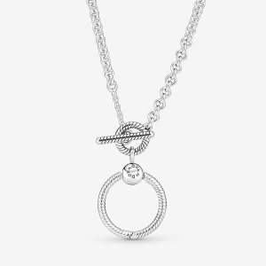 Encantos Pandora Moments O T-bar Plateados | WEALPQ507