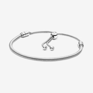 Encantos Pandora Moments Snake Slider Plateados | NBWXET904