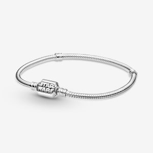 Encantos Pandora Moments Star Wars Snake Clasp Plateados | QJMXIL084