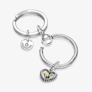 Encantos Pandora November Birthday Key Holder Multicolor | YFGIDW491