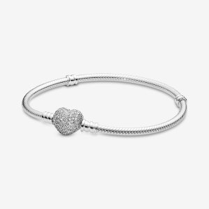 Encantos Pandora Pave with Cubic Zirconia Plateados | ZPFELD394