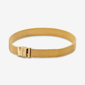 Encantos Pandora Reflexions Mesh Dorados | HIVBFT169