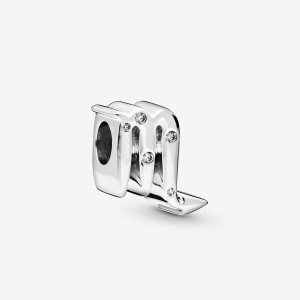 Encantos Pandora Sparkling Scorpio Zodiac Plateados | LSMGDB204