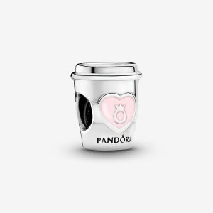 Encantos Pandora Take a Break Coffee Cup Plateados | LNXETY086