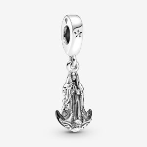 Encantos Pandora Virgin of Guadalupe Motif Plateados | TVNUFD802
