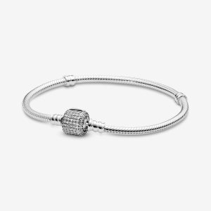 Encantos Pandora with Signature Clasp Plateados | HRYIEV764