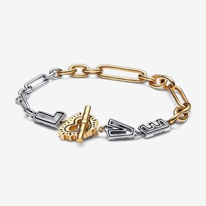 Enlace Pandora Keith Haring x Love Links Two-tone | HQXPLC701