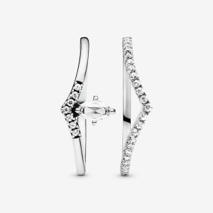 Juegos De Anillos Pandora Classic Wishbone Stacking Multicolor | TEFICB156