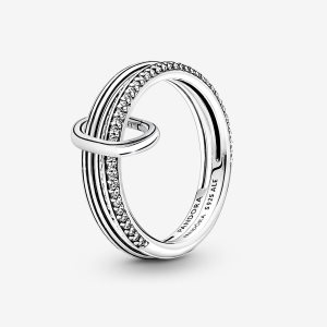 Juegos De Anillos Pandora ME Pave Sparkling Base Multicolor | VSTENF856