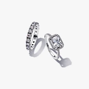 Juegos De Anillos Pandora Sparkling Multicolor | DLWGYB293