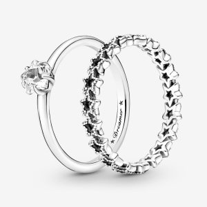 Juegos De Anillos Pandora Stars on Stars Stacking Multicolor | FJPROS190