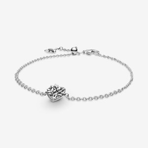 Non-Charms Pandora Family Tree Plateados | OEVBAK218