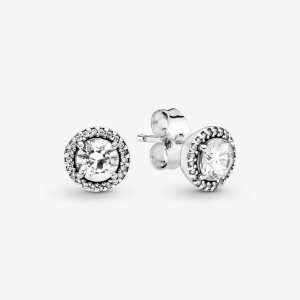 Semental Pandora Classic Elegance with Clear CZ Plateados | UNKTPC851