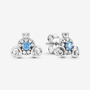 Semental Pandora Disney Cinderella Pumpkin Coach Plateados | CGNAOU231