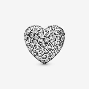 Semental Pandora Sparkling Pattern Plateados | NFVSTZ512