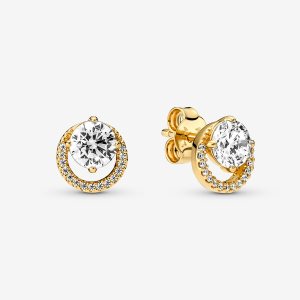 Semental Pandora Sparkling Round Dorados | OLQJBW810