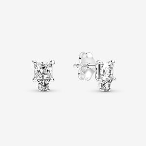 Semental Pandora Sparkling Round & Square Plateados | TOGESD412