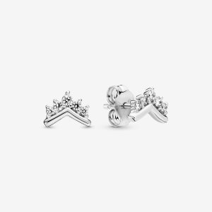 Semental Pandora Tiara Wishbone Plateados | NZUFGJ940