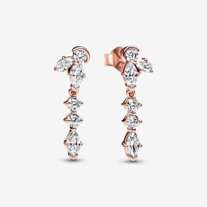 Soltar Pandora Sparkling Herbarium Cluster Rosas Dorados | XGMJQB634